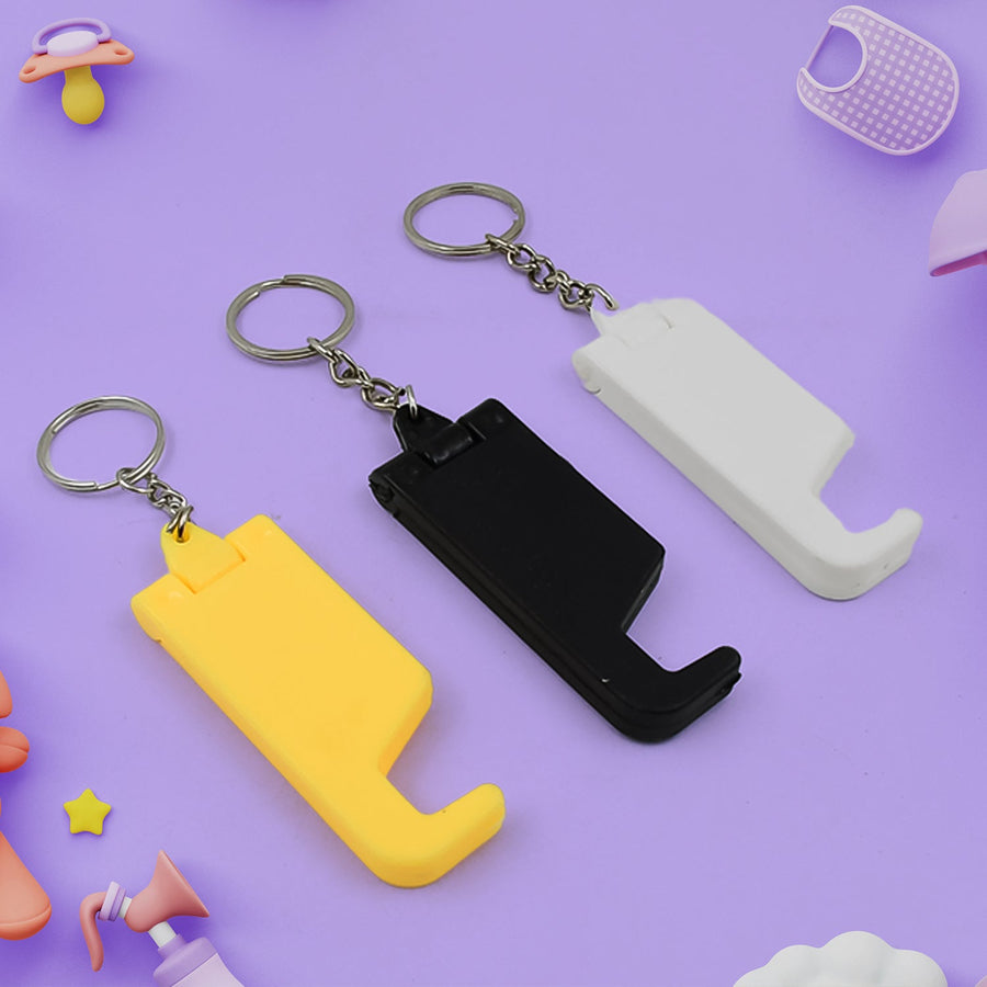 Keychain Mobile Stand – 2-in-1 Phone Holder | PHOBIA