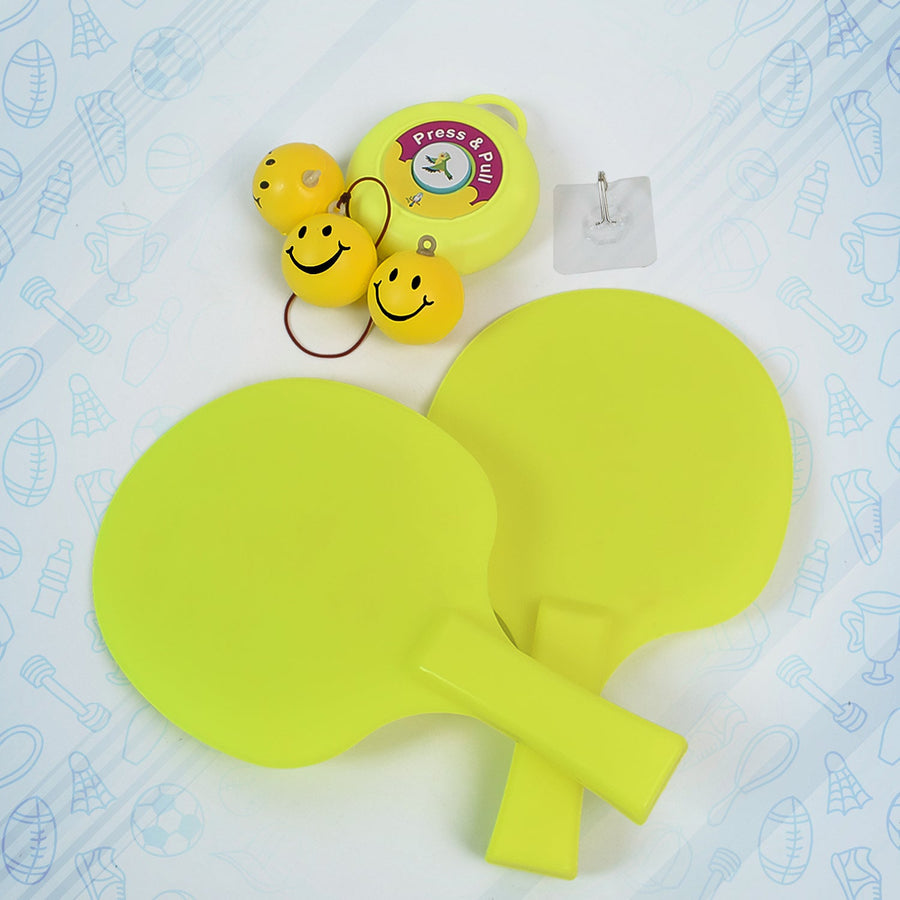 Hanging Table Tennis Trainer – Portable Indoor Reflex Set | Dollverse