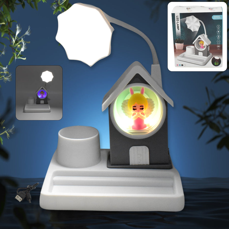 Cartoon LED Desk Lamp – Eye-Protection & Multi-Color |