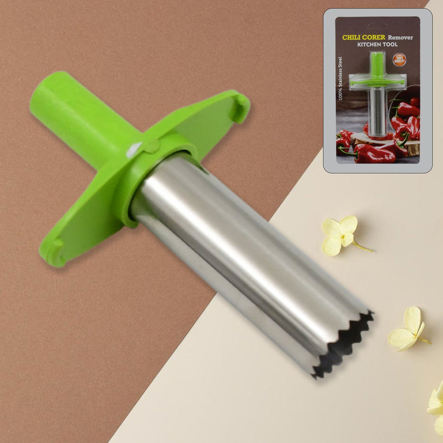 Chili Corer – Stainless Steel Pepper & Strawberry Tool | ToolMate Pro