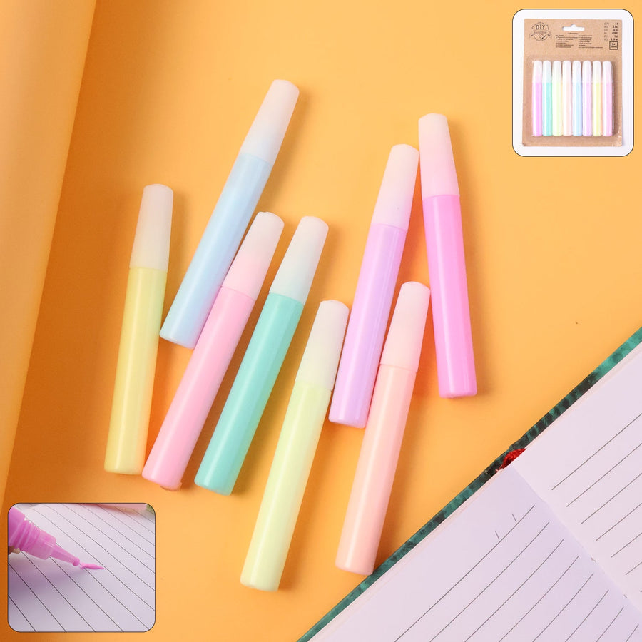 Multi-Color Craft Glue Pen Set – 8 Vibrant 10ml Tubes