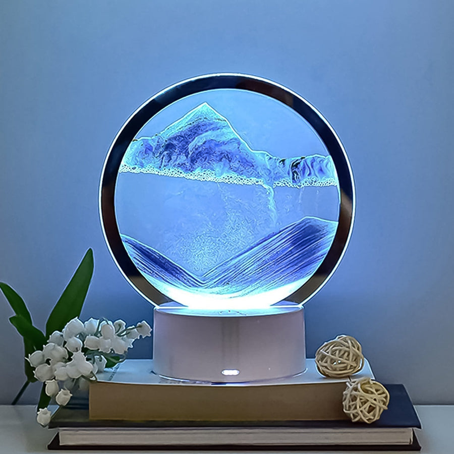 Moving Sand Art Picture – 5 Color Light Changing Decor | Craftily