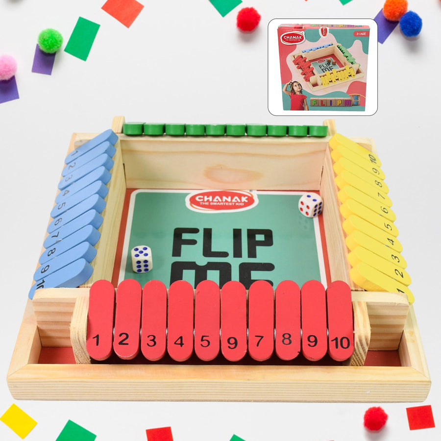 Shut The Box Game – Classic Wooden Dice for Family Fun | Aditi