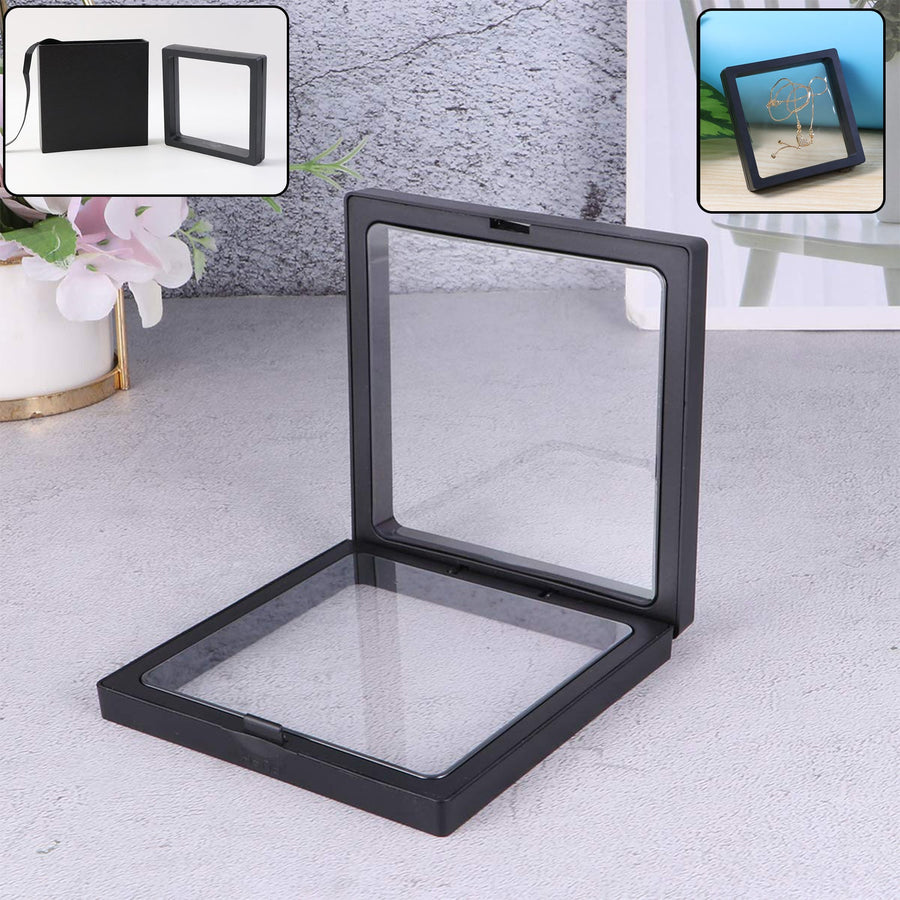 Transparent Jewellery Display Box Ð Floating 3D Effect for Showcasing