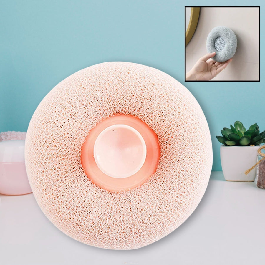 Flower Bath Sponge – Soft Exfoliator with Suction Cup | VelvaBloom