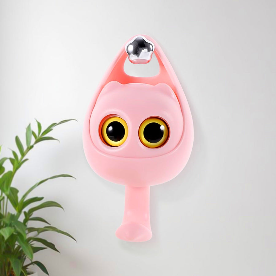 Adhesive Coat Hook – Cute Wink Cat Design, No Drill | Indo Glow