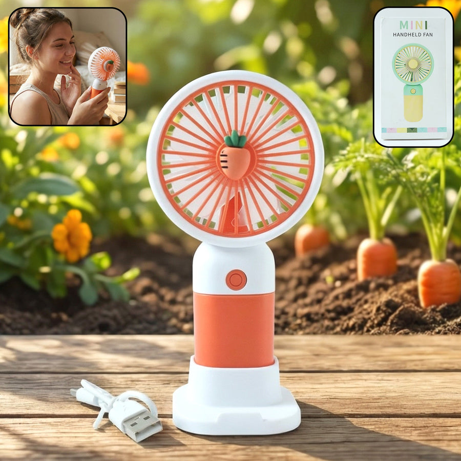 Mini Rechargeable Handheld Fan – Portable & USB Charging