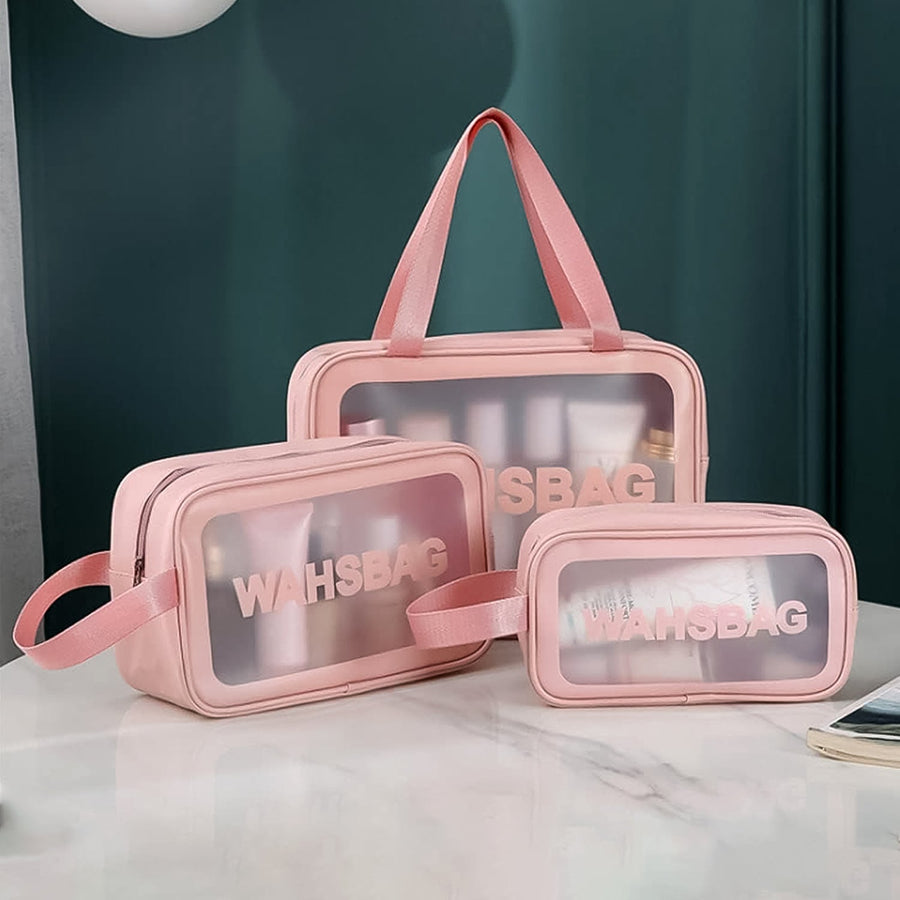 Cosmetic Pouch Set – Waterproof Travel Makeup Bags (Set of 3) | BeautyBare