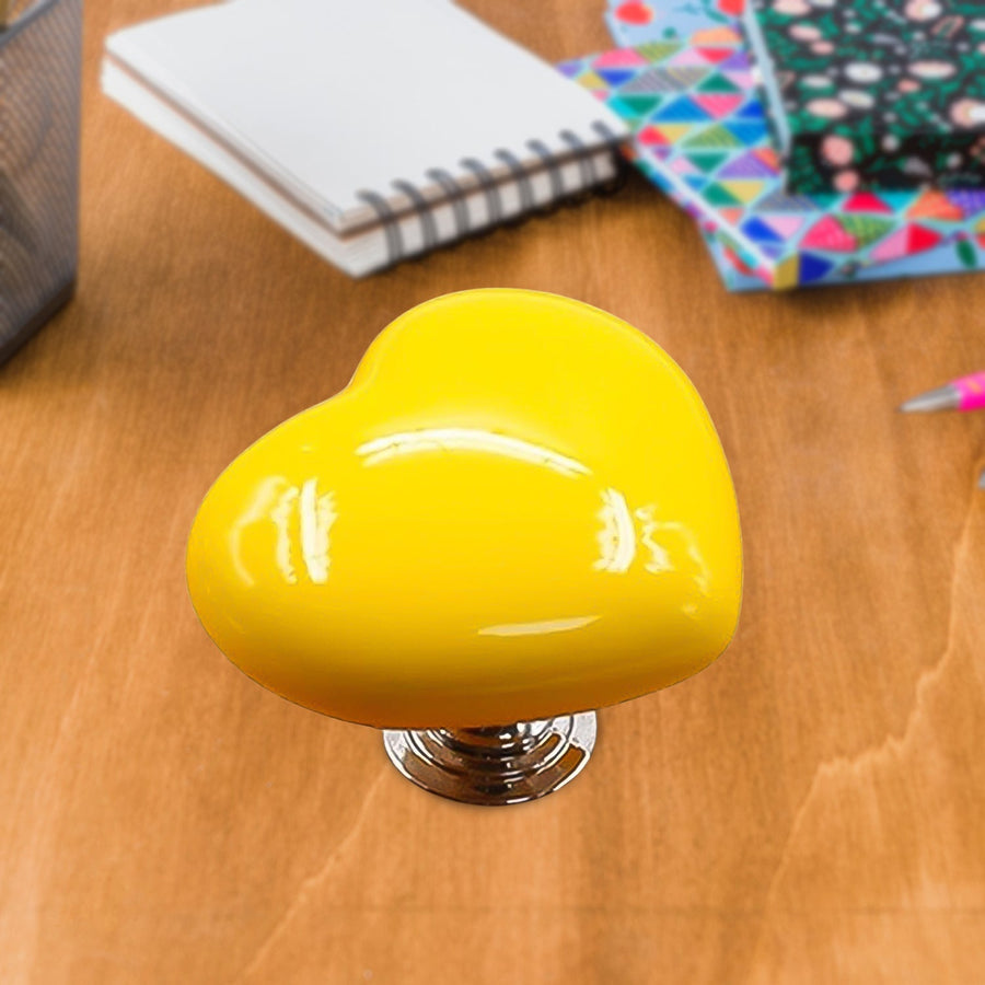 Heart-Shaped Knob – Versatile ABS Handle for Cabinets & Toilets | Bathora