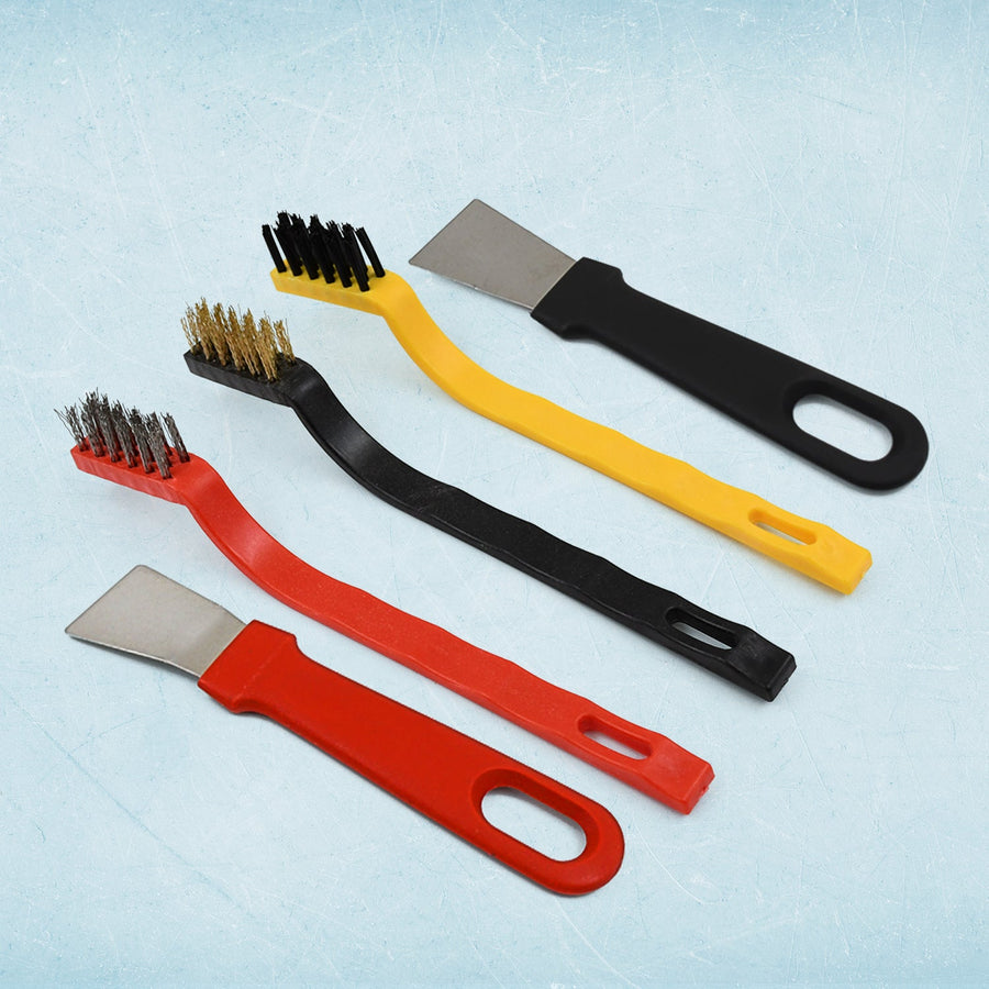Wire Brush & Scraper Set – 5 Pcs for Rust & Paint | SparkleTidy
