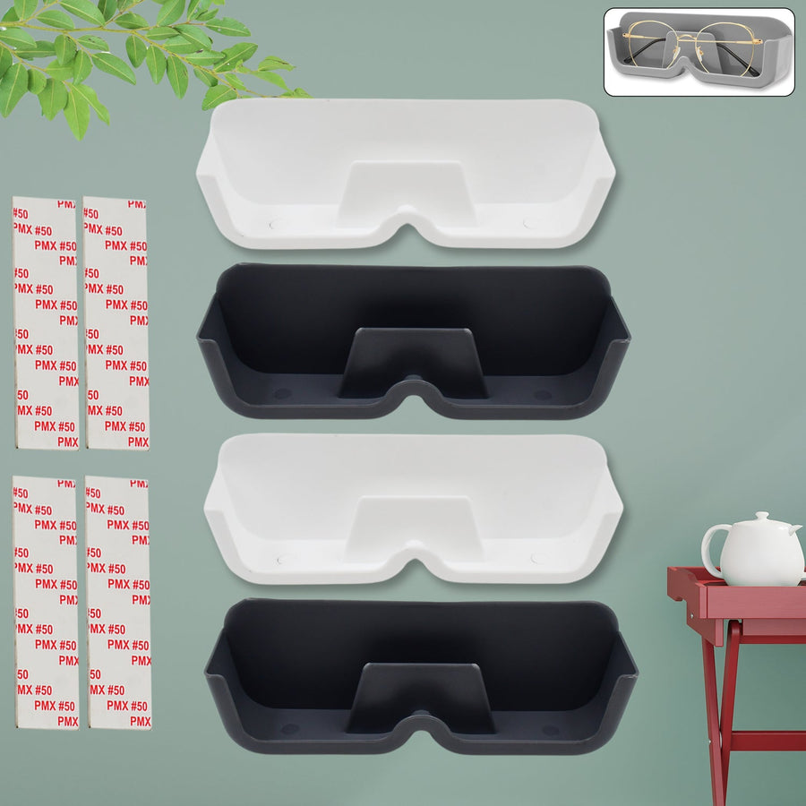 Wall Mounted Sunglasses Holder – 4 Pc Adhesive Set | GlimmerHome