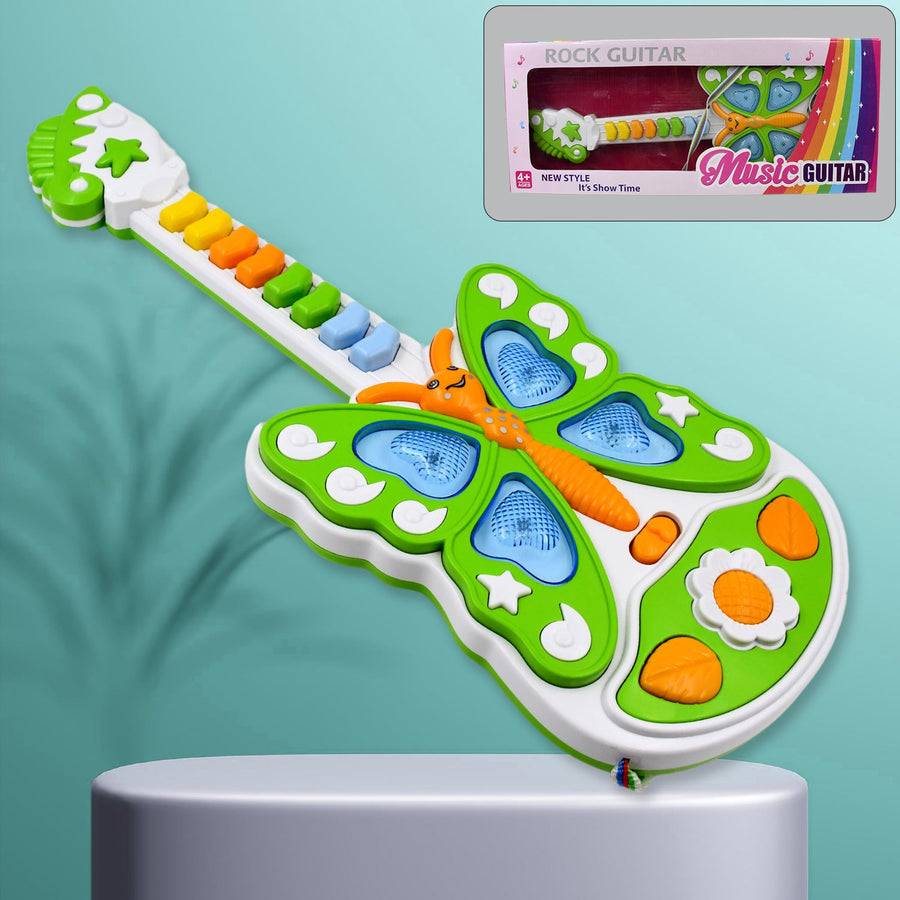 Kids Musical Guitar Toy – Light & Music, Learning Fun | Spark Tots