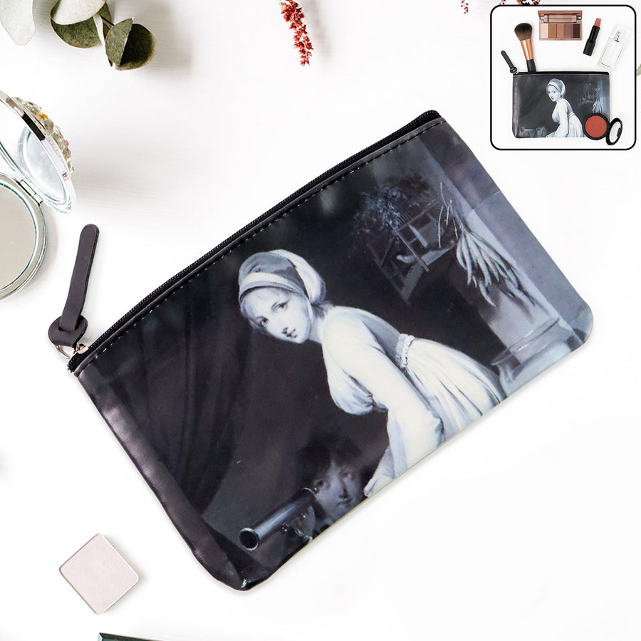 Stylish Multipurpose Makeup & Stationery Bag (19x12cm & 1pc)