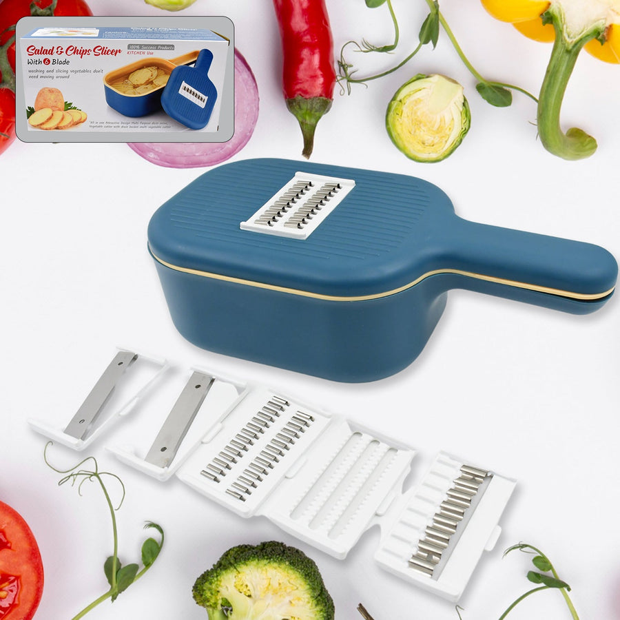 Vegetable Slicer – 6-Blade Mandoline & Grater | Quickslice