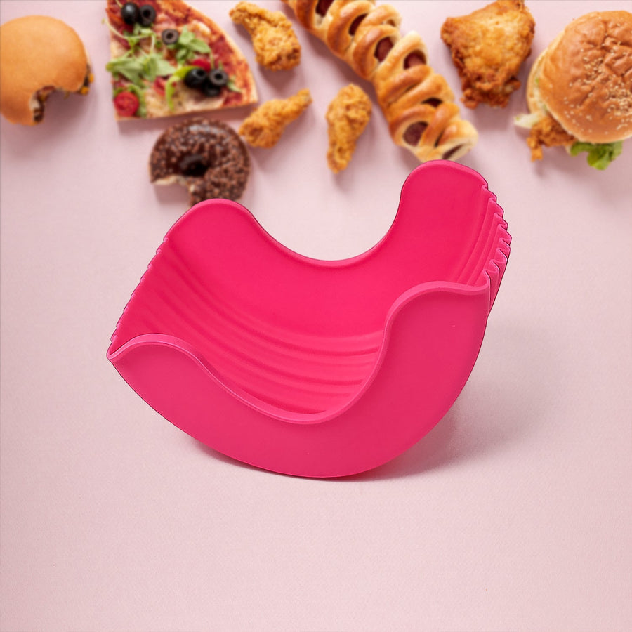 Silicone Burger Holder – Reusable & Mess-Free Snack Grip | Tidy Table