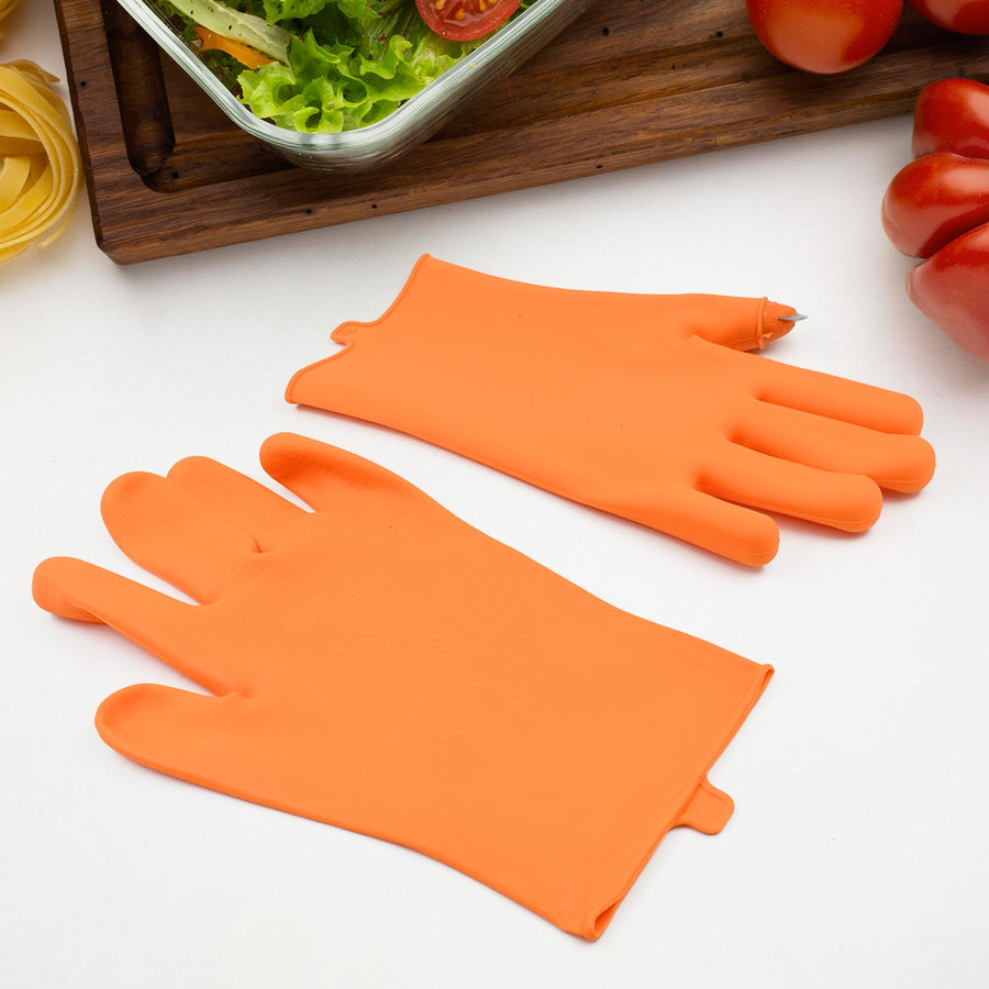 Thumb Knife Finger Protector – Right Hand Silicone Glove | Grow Wear