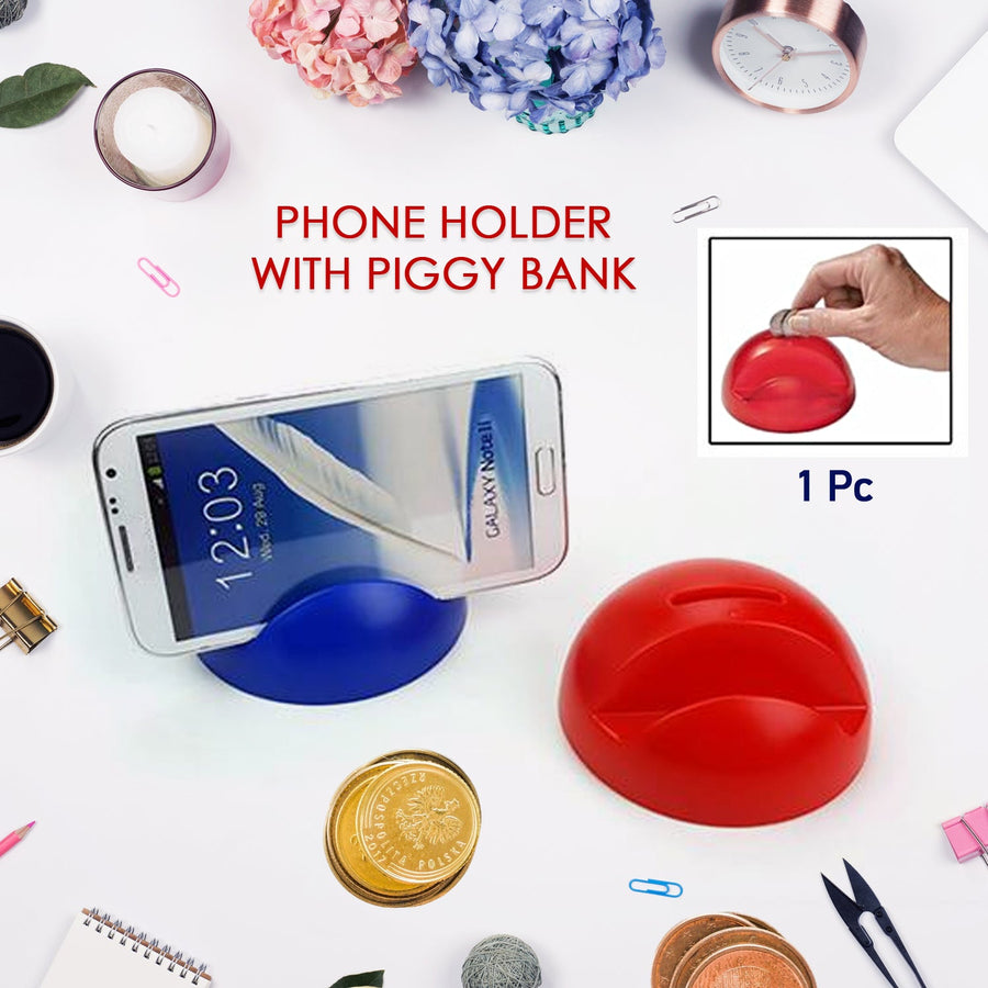Phone Holder with Coin Bank – ABS Plastic Owl Design | Gambit