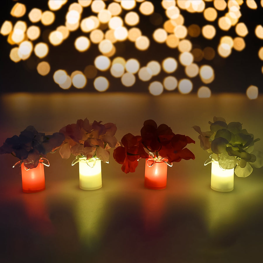 LED Mood Lights – Aesthetic Bedroom Decor Set (4 Pcs) | Velvet Wheels
