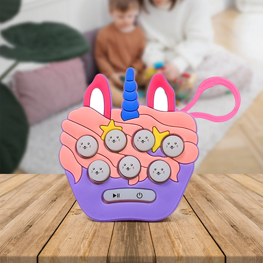 Mini Push Bubbles Game – Music & Memory Keychain | Play Mancer