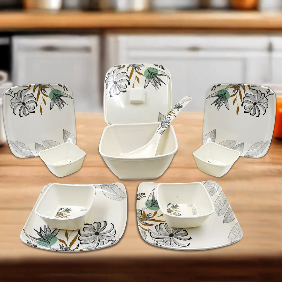 Plastic Dinner Set – 11-Piece Food-Grade Tableware | Jiaqi
