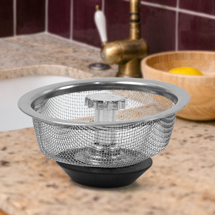 Stainless Steel Sink Strainer – Adjustable Stopper | Garth