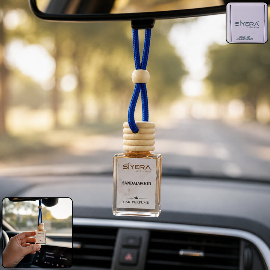 Sandalwood Car Perfume Ð Long-Lasting Woody Fragrance for Vehicles