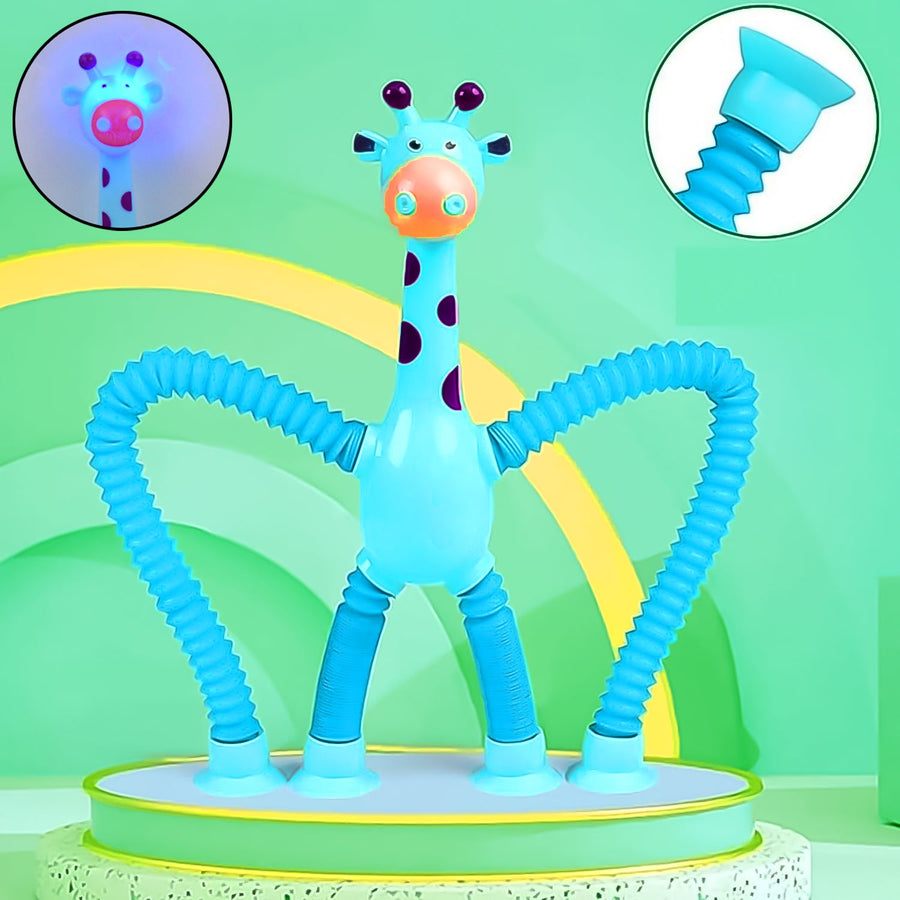 LED Giraffe Fidget Toy – Telescopic Suction Cup | Dollverse