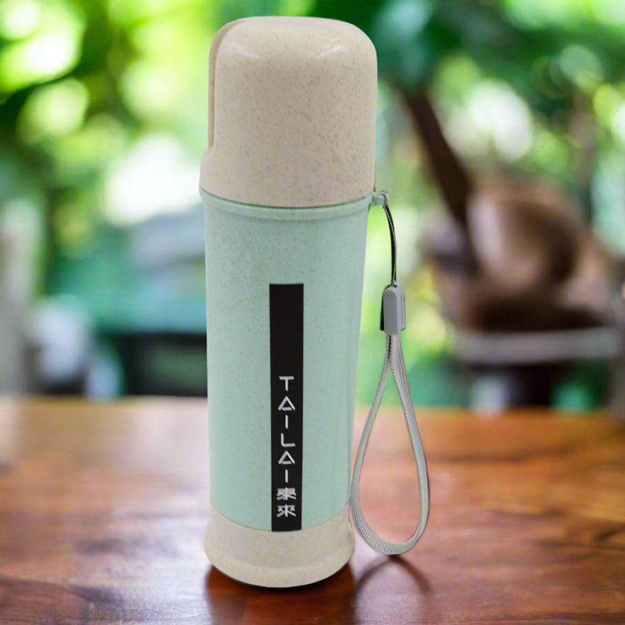 Portable Water Bottle – 300ml Wheat Straw | Corporate Kudos