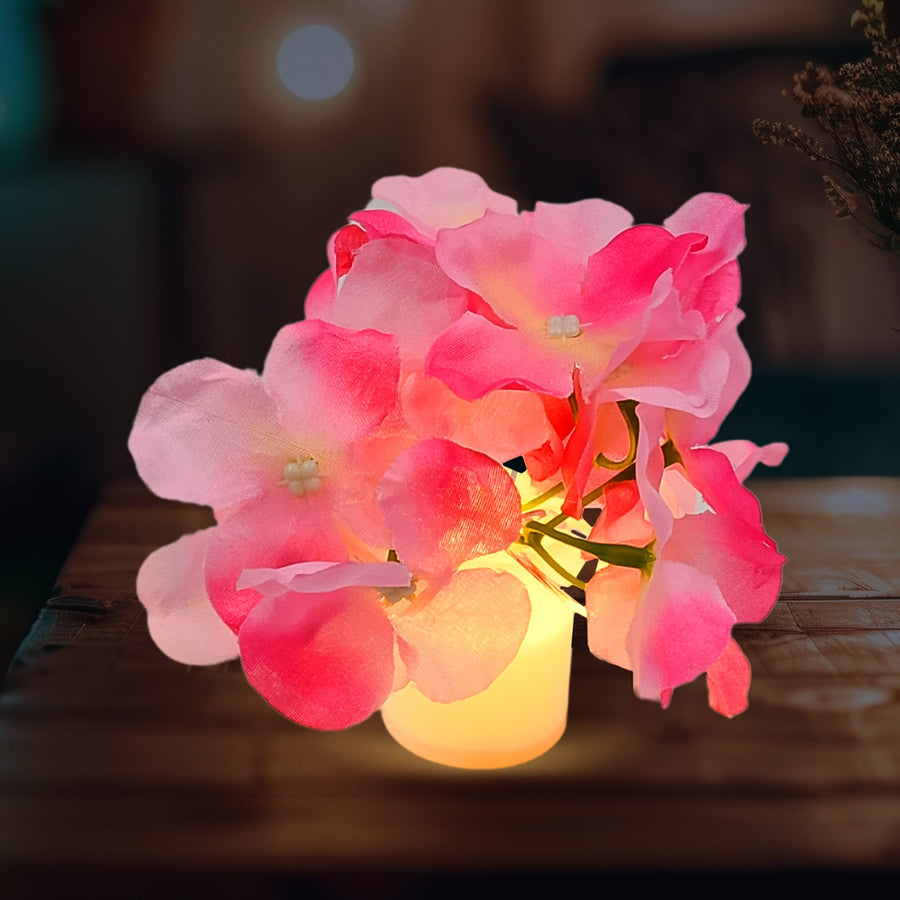 LED Mood Light – Wireless Flower Vase Lamp for Home | Velvet Wheels