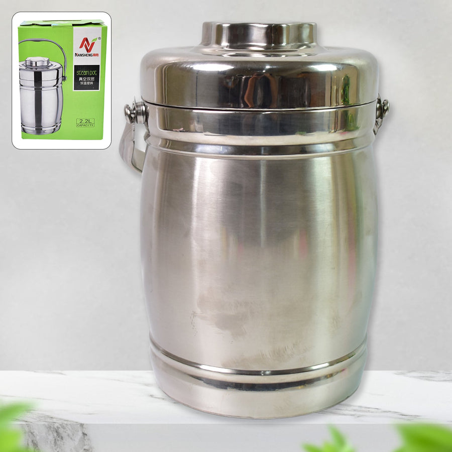 Insulated Lunch Box – 2.2 Ltr Stainless Steel | Lunchie Bunchie