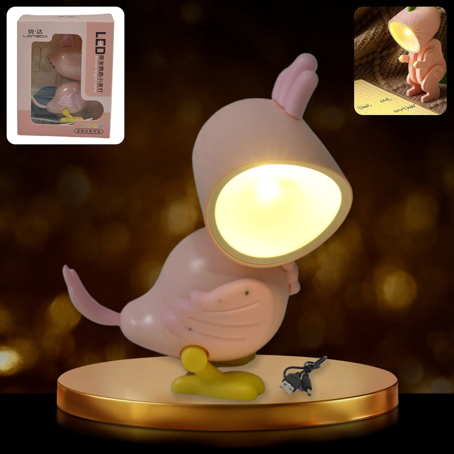 Magnetic Parrot Night Lamp – Portable LED Desk Light | Indo Glow