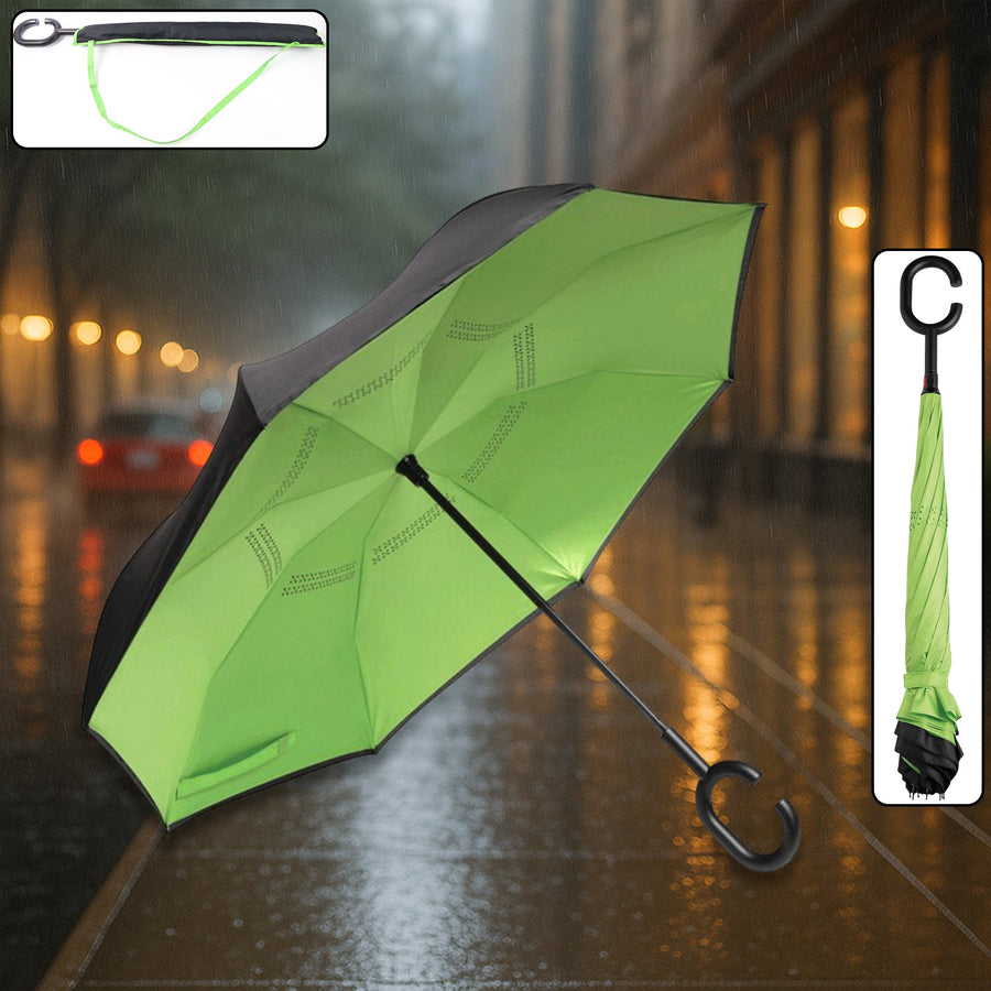 Kids UV Umbrella – Foldable with C-Handle | DrizzlePro