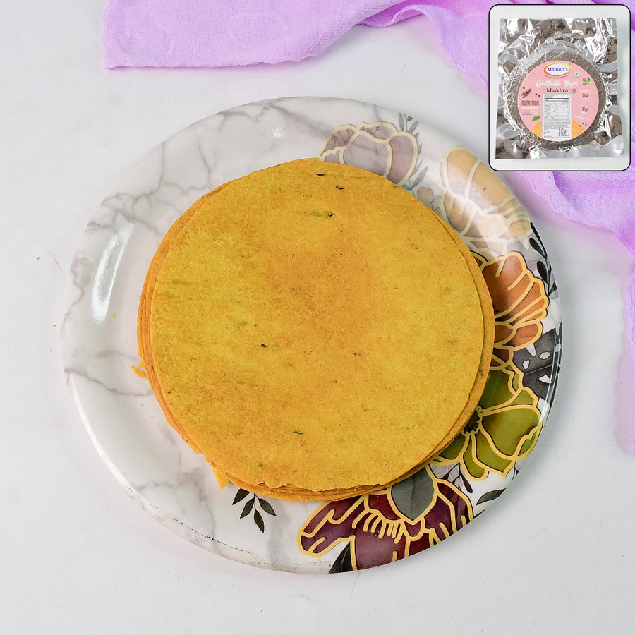 Bajri Khakhra – Chatpata & Crispy Pearl Millet Snack | Maniarr's
