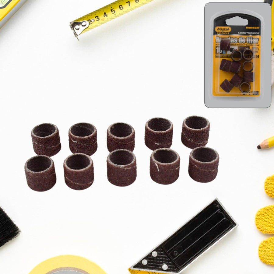 Drum Polishing Kit – 10 Pc Sanding Sleeves Set | ToolMate Pro
