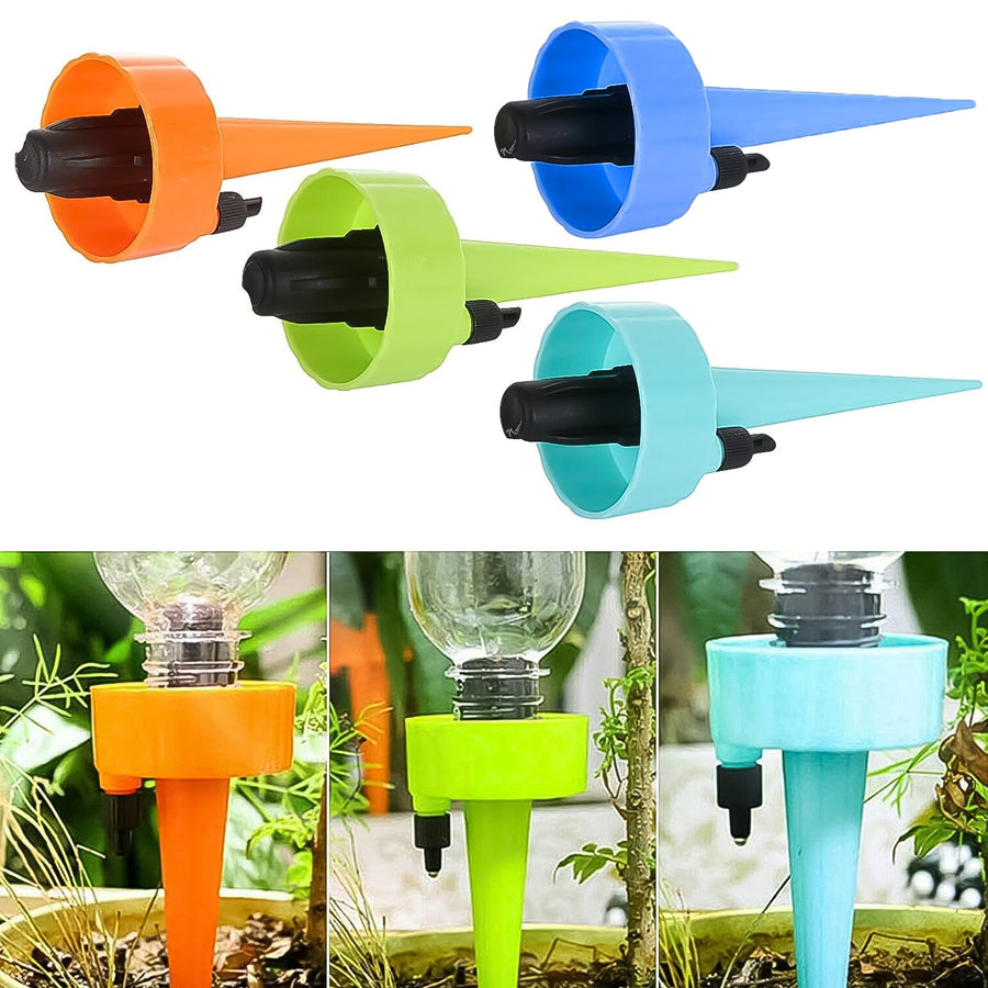 Self-Watering Spikes – Automatic Plant Waterer, 4 Pcs | Grow Garden Tools
