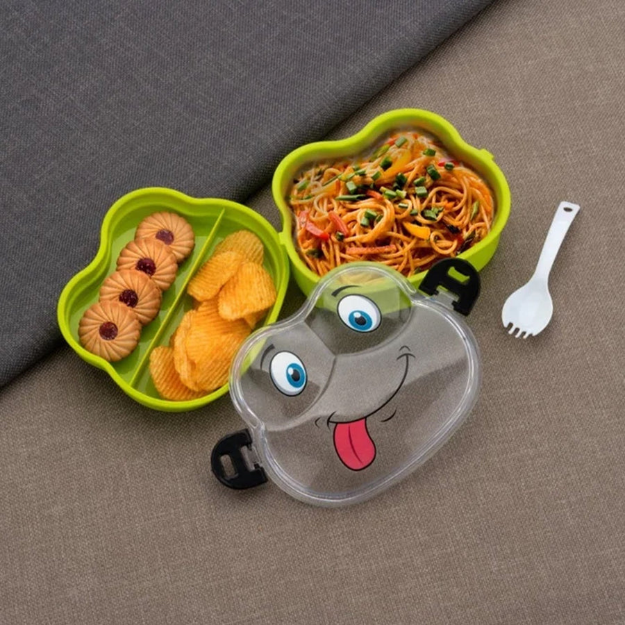 Froggy Lunch Box for Kids – Double Layer, Leakproof Tiffin | Lunchie Bunchie
