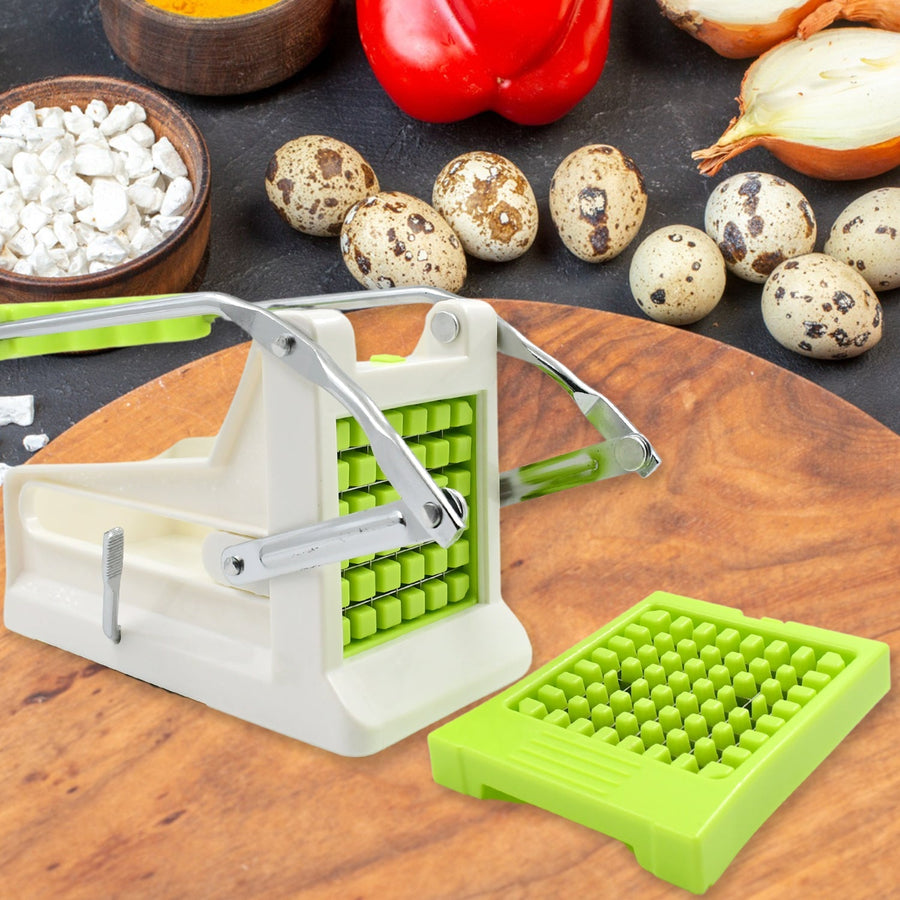 French Fry Cutter – Stainless Steel Vegetable Slicer | Indo Glow