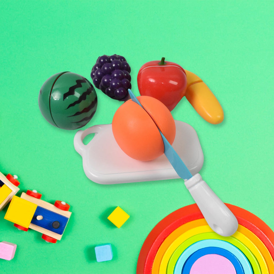 Fruit Cutting Toy Set – Sliceable Play Food for Kids | Aditi