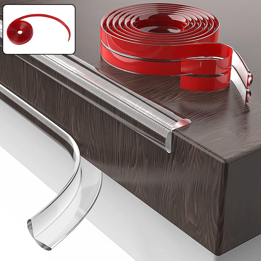 Soft Adhesive Edge Protector Ð 3 Meter Safety Guard for Furniture