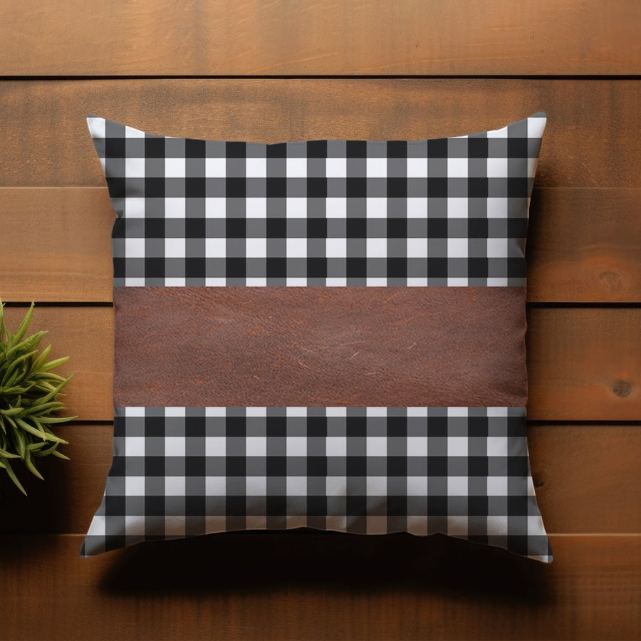 Pillow Covers – 15x15 Inch Faux Leather & Cotton | Styleva