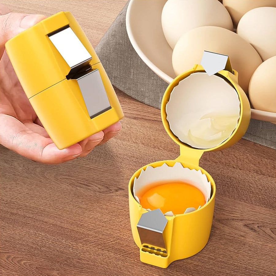 Egg Shell Opener – Handheld Egg Cracker Tool for Raw Eggs | Quickslice