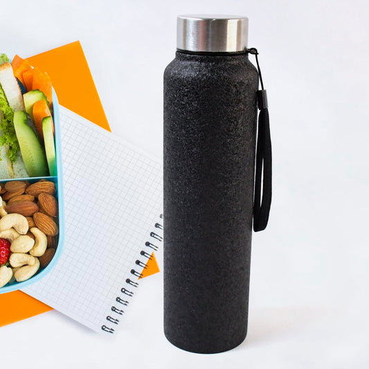 1000 ML stainless steel vacuum insulated water bottle in black color
