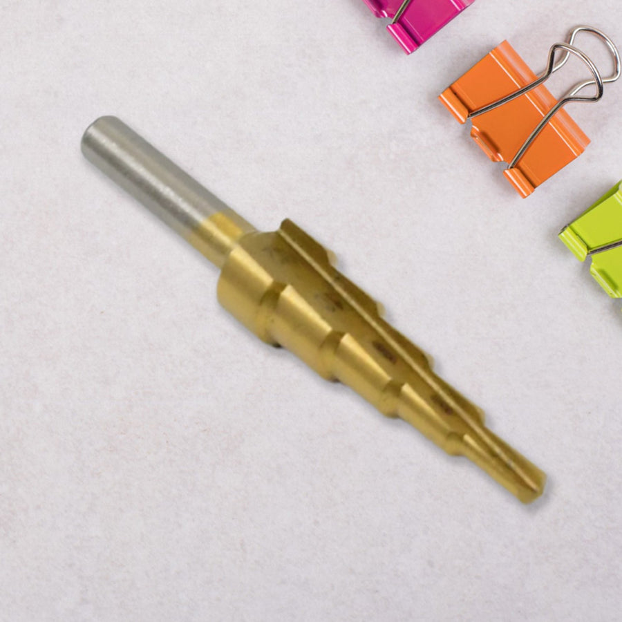 Step Drill Bit – HSS 4-12mm for Metal & Plastic | Wagtail