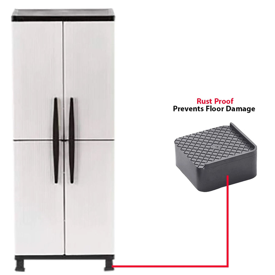 Multipurpose Heavy Duty Cupboard / Refrigerator / Sofa Base Stand - Set of 4 Pcs
