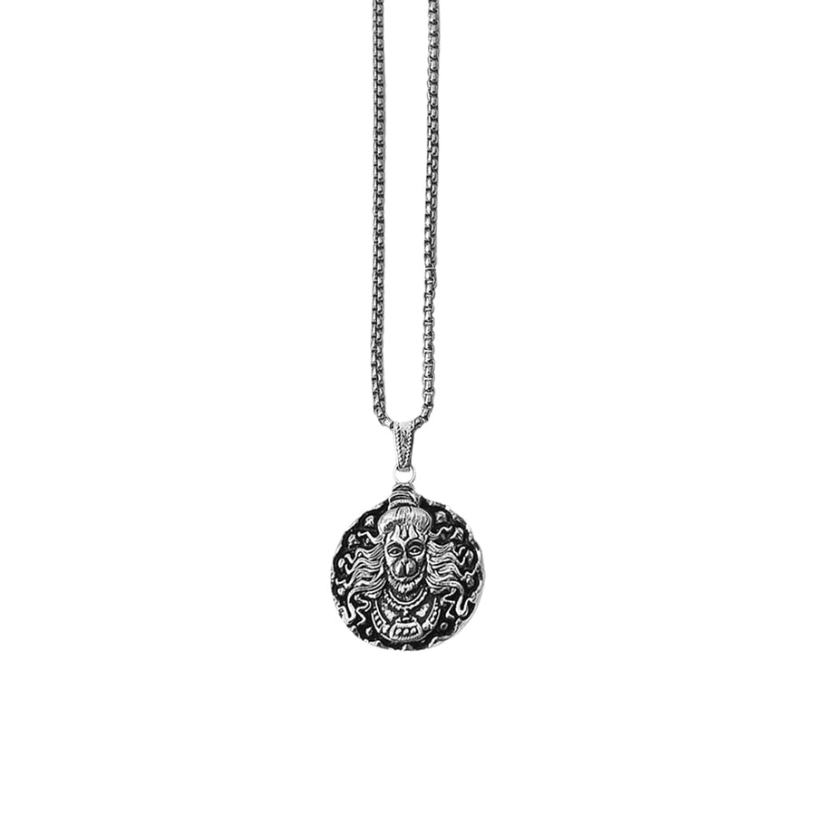 Hanuman Locket – Devotional Silver Pendant | Soul Signs