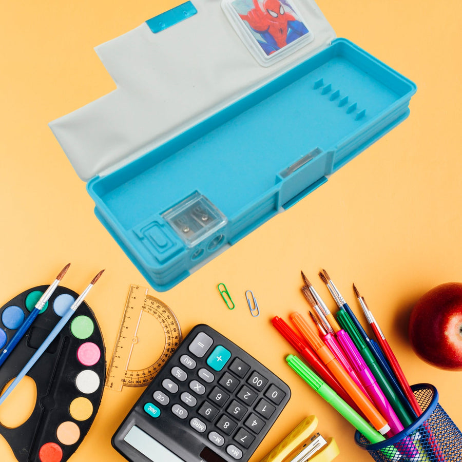 Kids Geometry Box – Multifunction Calculator & Sharpener | Writezo