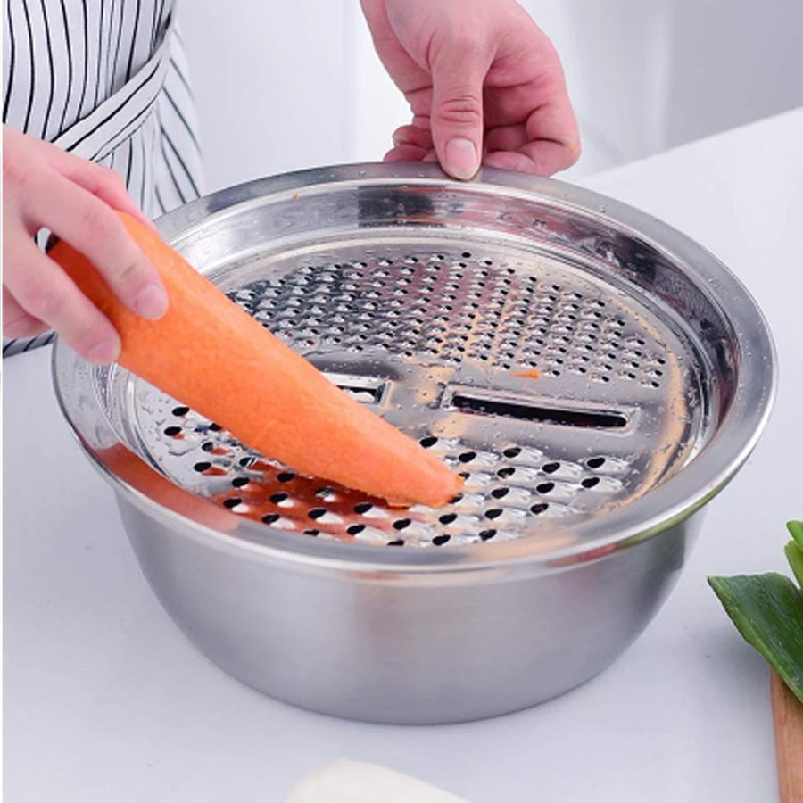 Julienne Grater – 3-in-1 Stainless Steel Salad Maker | Quickslice