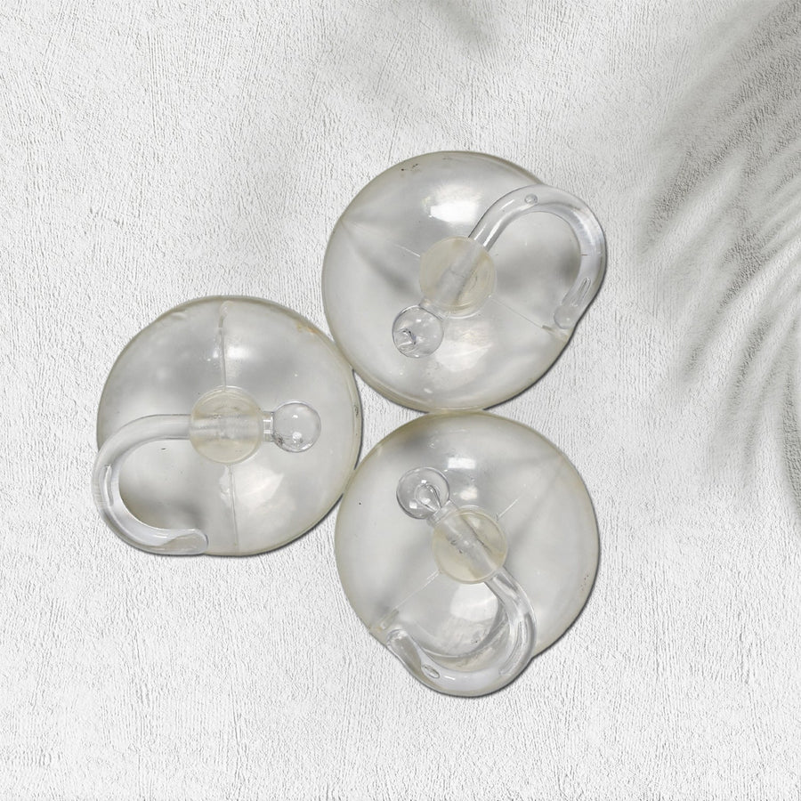 Transparent Suction Hooks – Strong Hold, Drill-Free Storage | GlimmerHome
