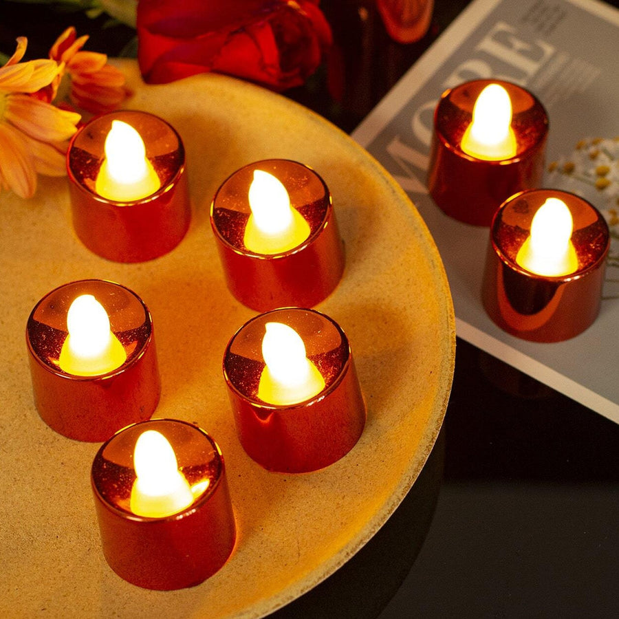 LED Diya – Smokeless Electric Candles 24 Pc Set | Styleva