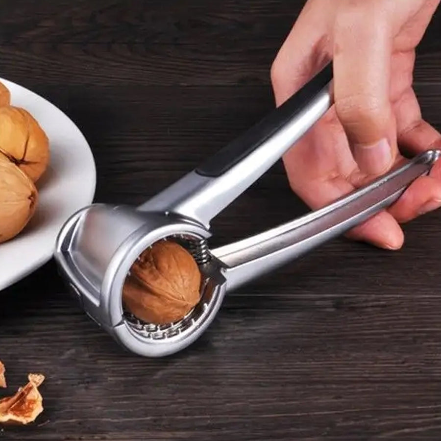 Luxury Stainless Walnut Cracker – Portable Nut Cutter & Bottle Opener for Nuts